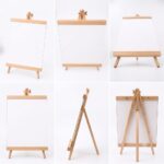 Wooden Canvas Board With Easel Stand-20x36cm - Image 3