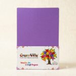 Craft Villa A/4 Eva Foam Sheet Plain –Voilet Colour - Image 2