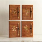 Wooden Cover Diary B/6 - Image 2