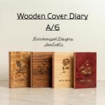 Wooden Cover Diary A/6