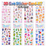 3D Eva Sticker Card-XT