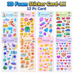 3D Foam Sticker Card-LX