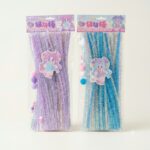 Pipe Cleaner Glitter Pastel Colour No.HZ-6232 [100 Pc] - Image 2